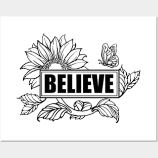 Believe Art Posters and Art